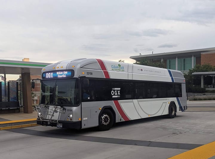 The Utah Transit Authority Lands a $62.8 Million Federal Grant for a 7-Mile, 15-Stop Cross-Valley, Bus Rapid Transit Line in Salt Lake County